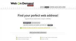 Desktop Screenshot of domains.webondemand.com