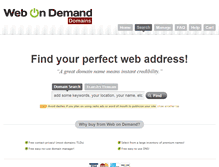 Tablet Screenshot of domains.webondemand.com